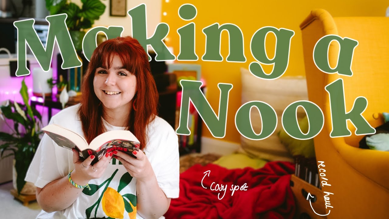 Making a cosy reading nook 📚