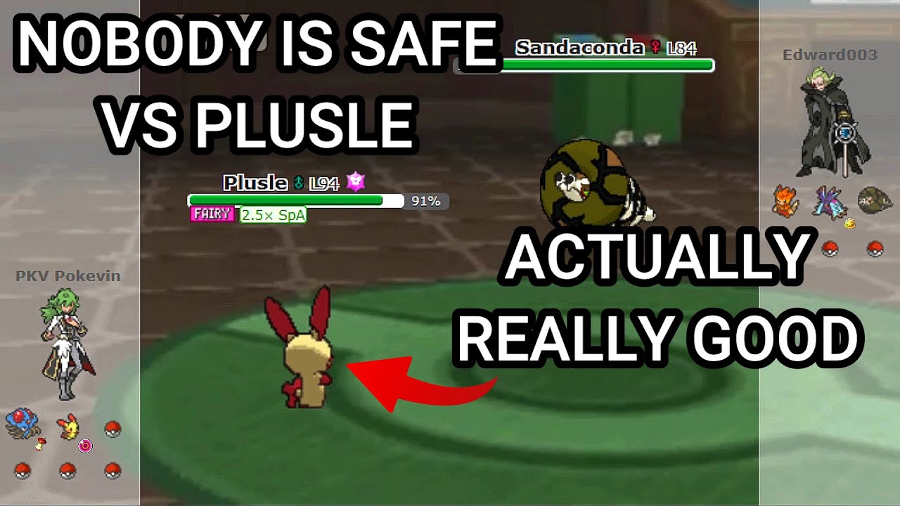 Plusle Destroyed An Entire Team! (Pokemon Showdown Random Battles) (High ladder)