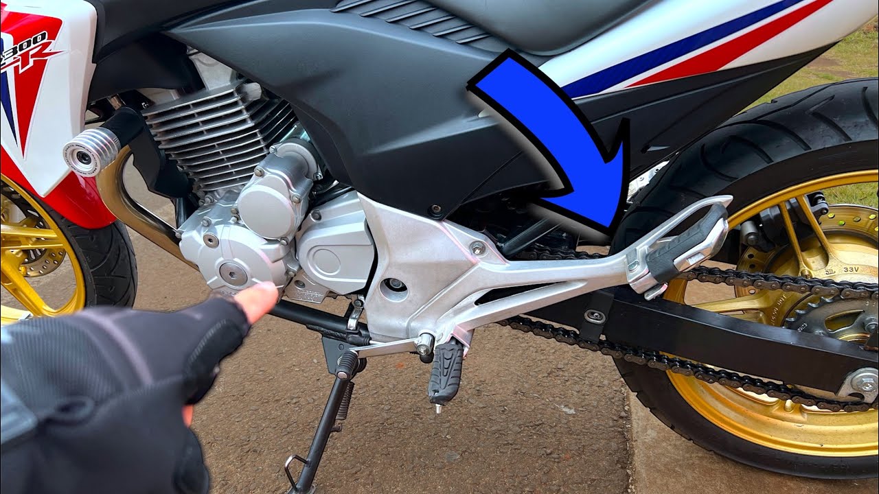 CB 300 SEM PROTETOR E GUIA DA CORRENTE. O QUE MUDOU? DA MULTA? É PERIGOSO?