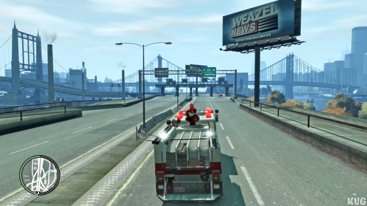 Grand Theft Auto 4 - MTL Fire Truck - Gameplay (PC UHD) [4K60FPS]