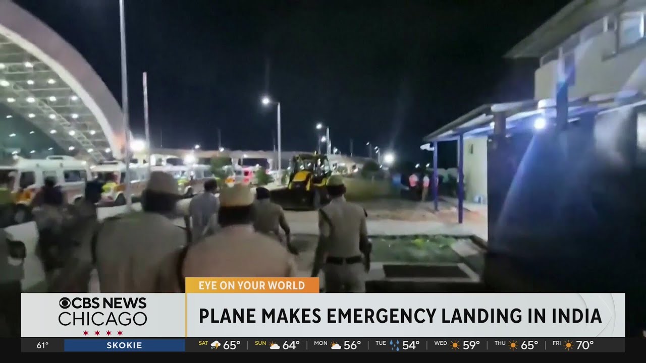 Plane makes emergency landing in India due to hydraulic failure