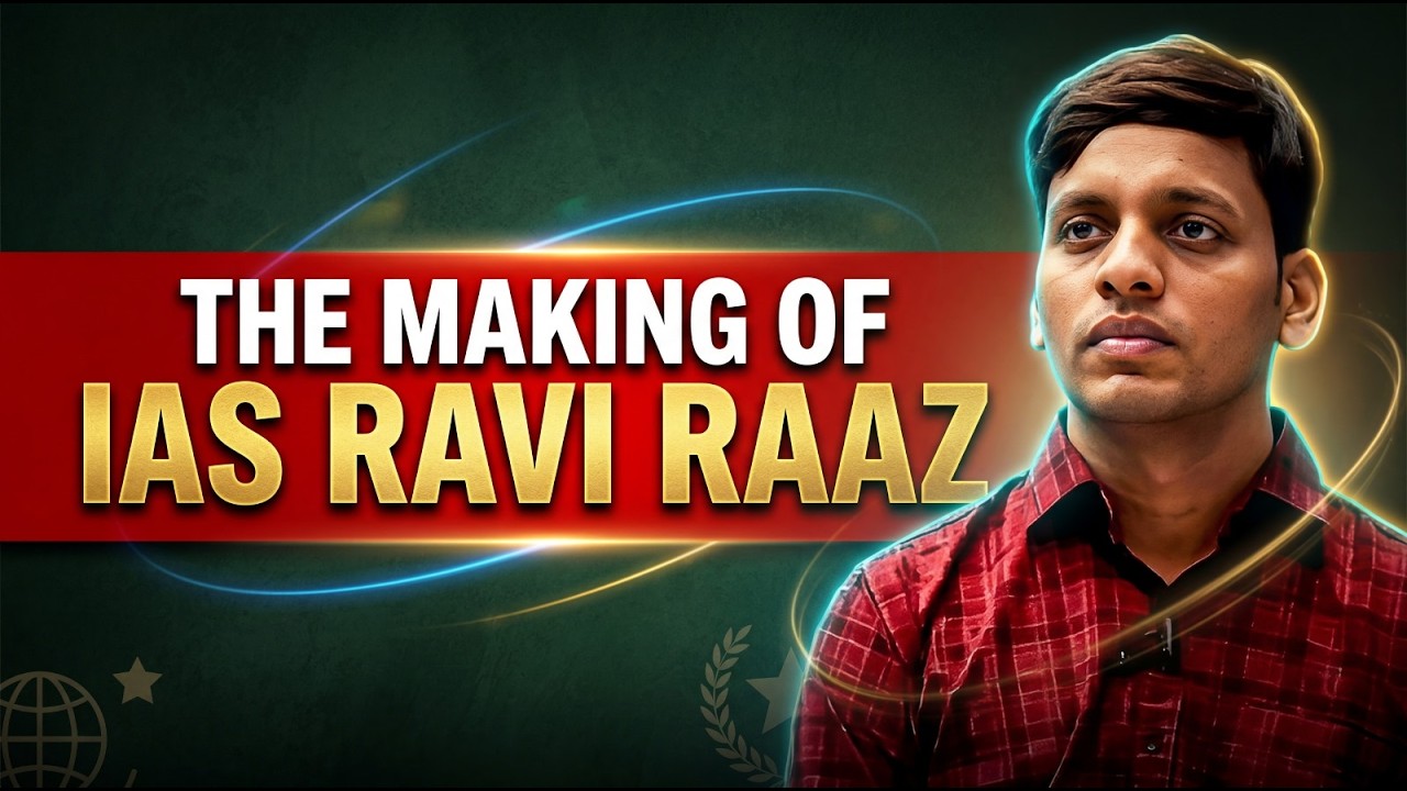 The Making of IAS Ravi Raaz | AIR 20 | Hindi Medium Topper | UPSC CSE 2025 | Manikant Sir Student