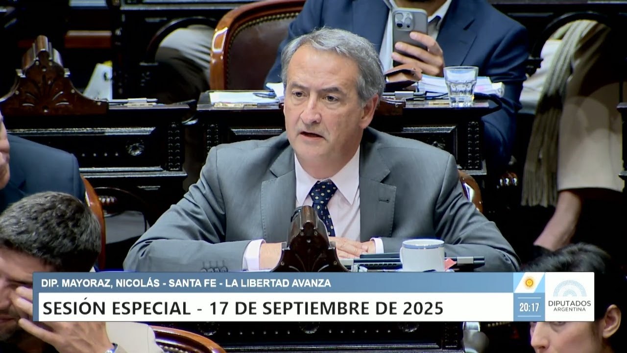 Diputado Mayoraz, Nicol&aacute;s - LLA - Sesi&oacute;n 17-09-2025 - PL