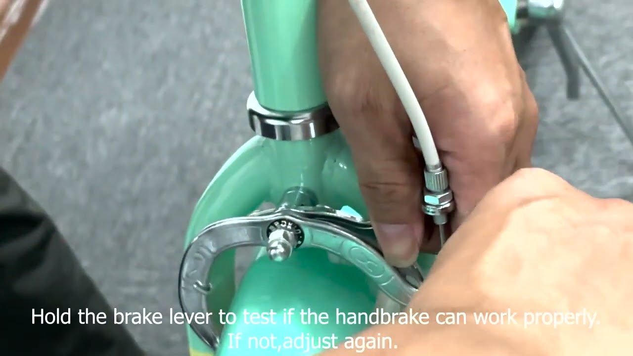 How to adjust the caliper brake
