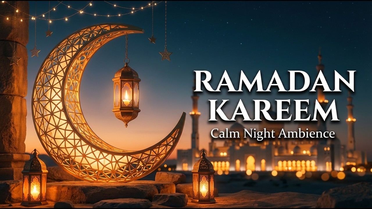 Peaceful Ramadan Night 🌙 Relaxing Lantern Ambience | Calm Night Atmosphere