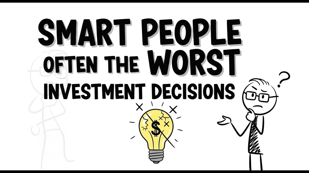 SMART PEOPLE OFTEN MAKE THE WORST INVESTMENT DECISIONS