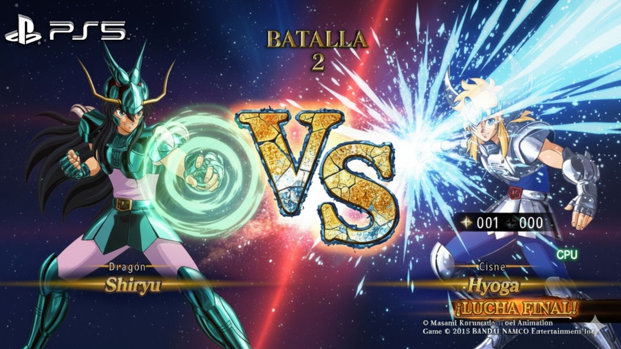 ¡Duelo de Bronce! Shiryu de Dragón Vs Hyoga de Cisne  Saint Seiya Alma de Soldados Gameplay