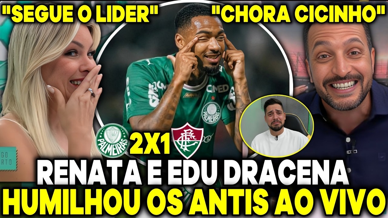 🤣RENATA FAN E EDU DRACENA HUMILHOU OS ANTIS AO VIVO 