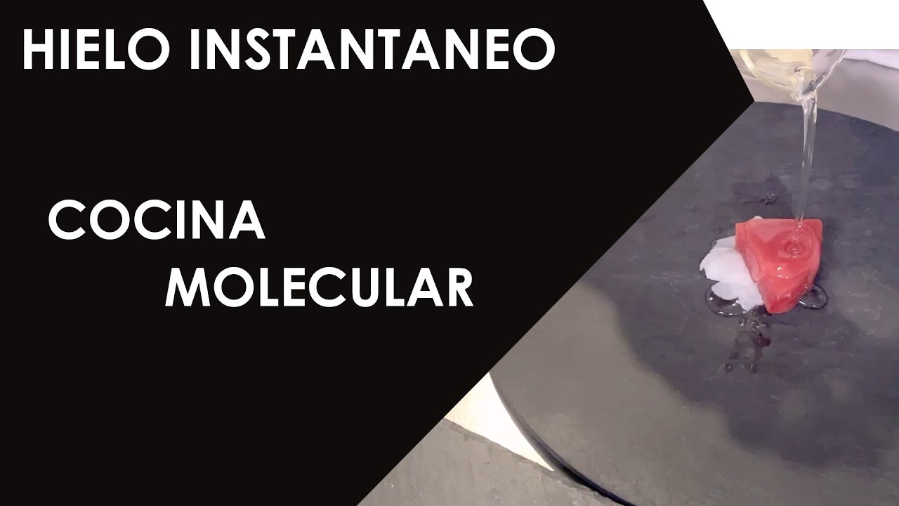 Sal viva, Acetato de sodio Cocina molecular 2023, Trucos.