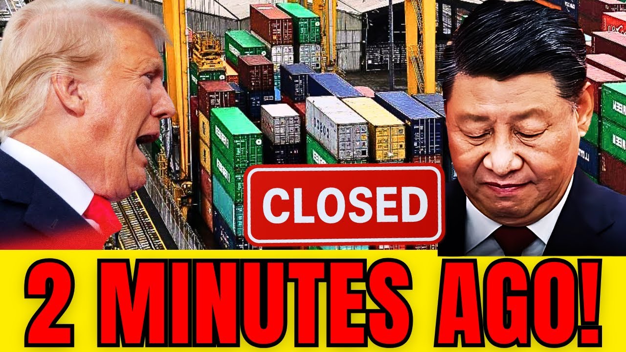 U.S. SHUTS DOWN All Orders &mdash; China Shipping STOPS, Containers STUCK at Ports!