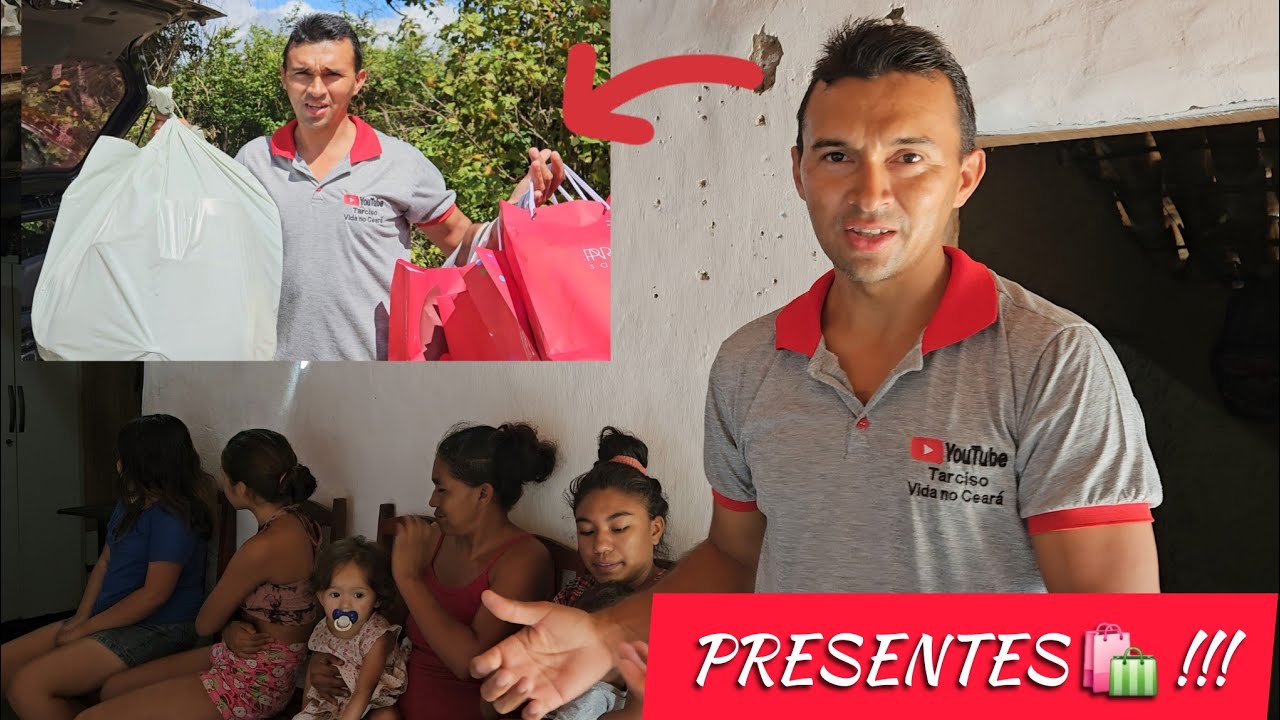 MÃE DE 6 FILHOS SE SURPREENDE COM MUITOS PRESENTES E VEJA AS FILHAS PELA PRIMEIRA VEZ 😃🙌🏼