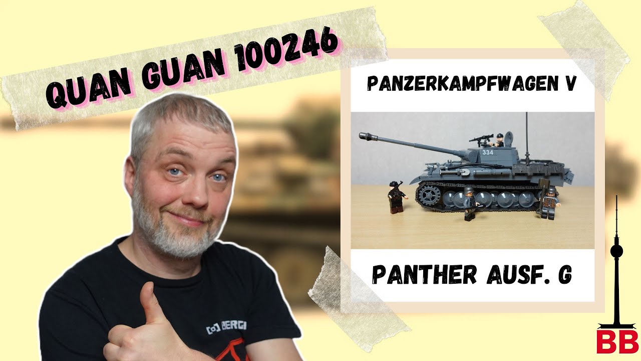 Heute günstige Raubkatzen - Quan Guan 100246 Panzerkampfwagen V Panther Ausf. G im Review