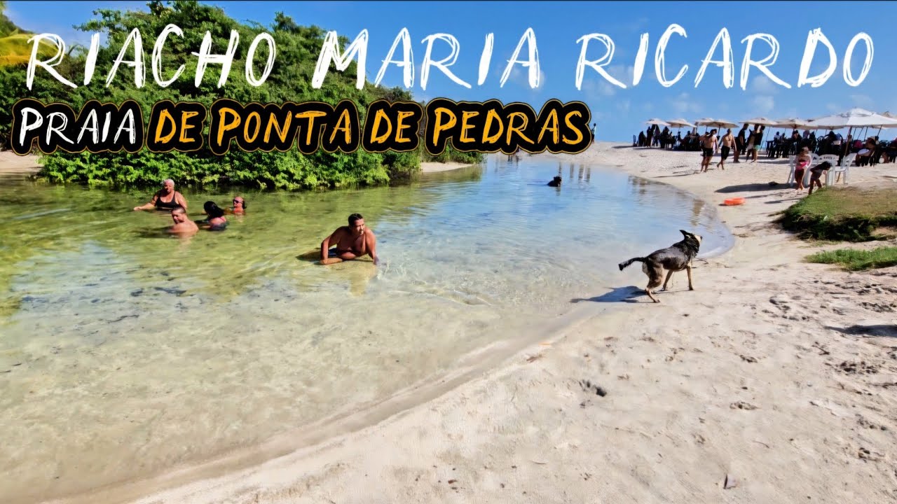 Praia de ponta de pedras Goiana Pernambuco RIACHO MARIA RICARDO.