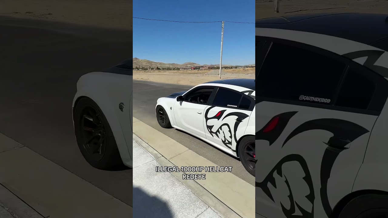 ILLEGAL 1000HP HELLCAT REDEYE #srt #cars #hellcat #dodgehellcat #srtaddicts #mopar