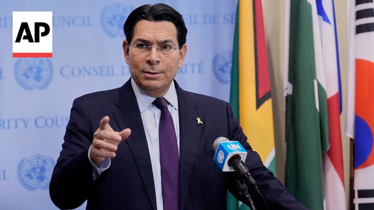 Israel's UN envoy slams France for stance on Palestinian statehood