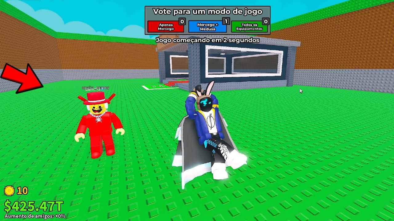 FUI PVP COM O SAMMY NO ROUBE UM BRAINROT! PERDI MEUS BRAINROTS....