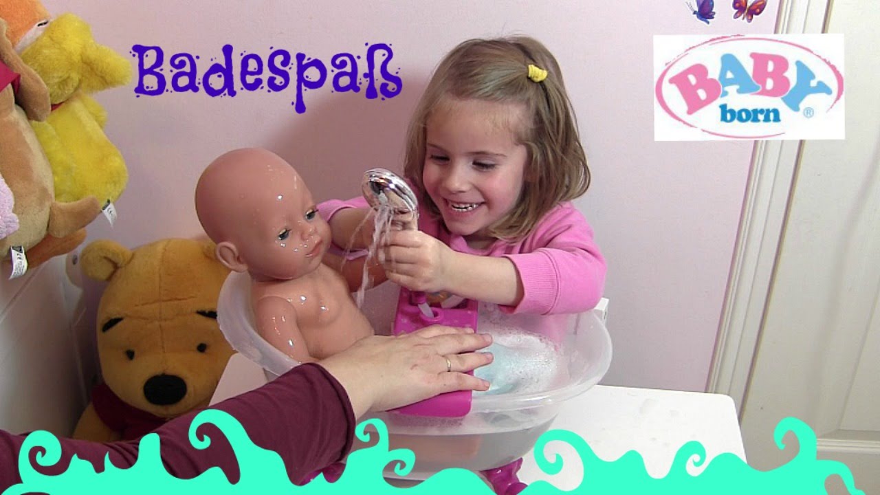 BABY born Badewanne ♥ Fee Wonderland Puppe geht baden | Zapf Creation