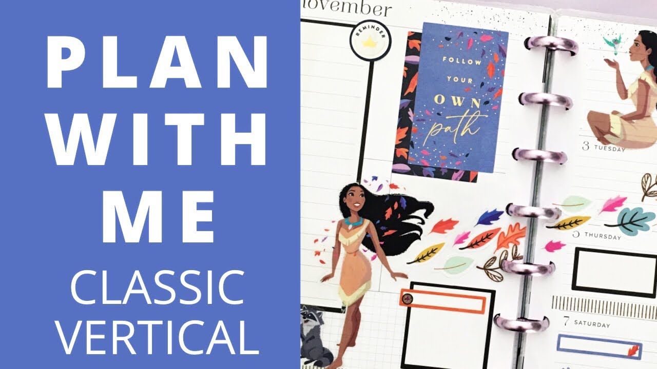 PLAN WITH ME | MINI Happy Planner | Disney Princess Pocahontas | November 2-8, 2020