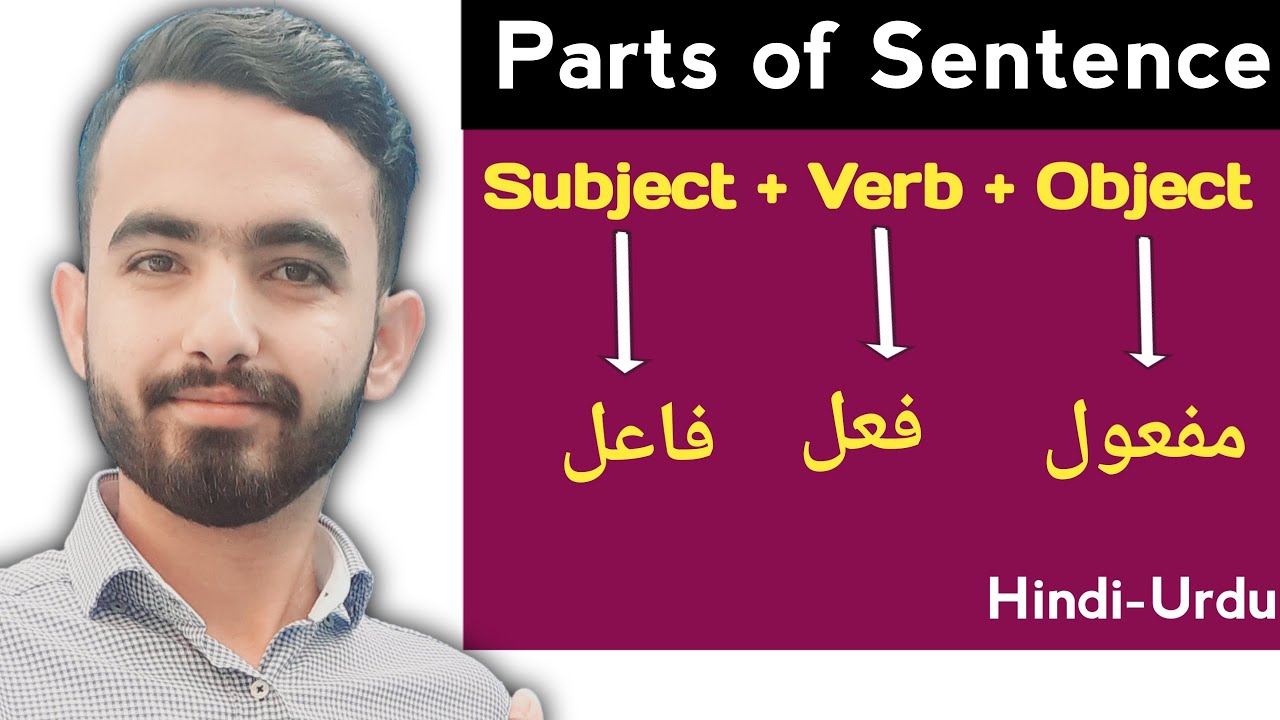 Subject + Verb + Object | Definitions with examples | Hindi-Urdu