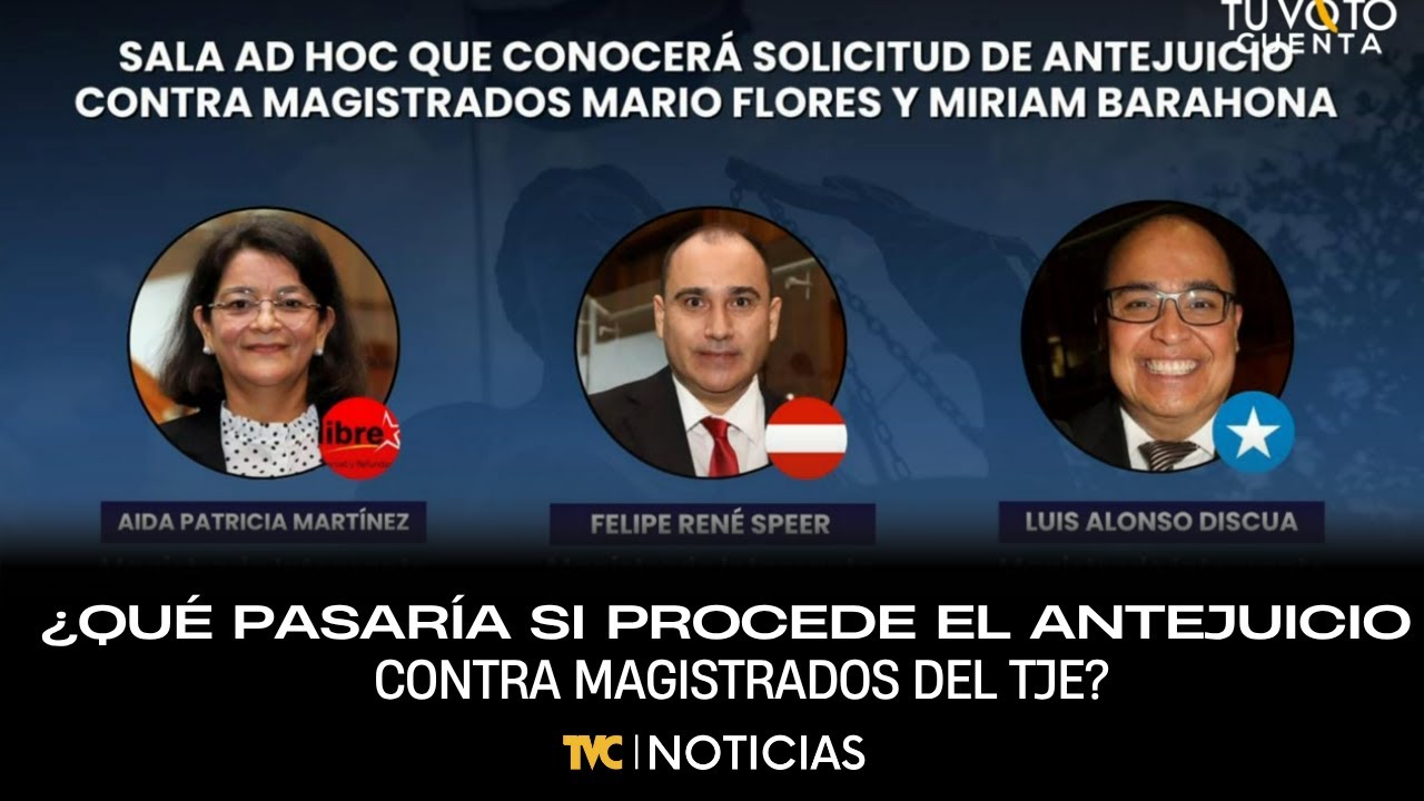 ¿Qué pasaría si procede el antejuicio contra magistrados del TJE?