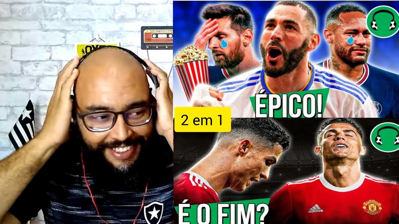 ♫ HISTÓRICO! BENZEMA FAZ TRÊS E ELIMINA PSG! 😱/ ♫ O QUE TÁ ACONTENCENDO COM O CR7?