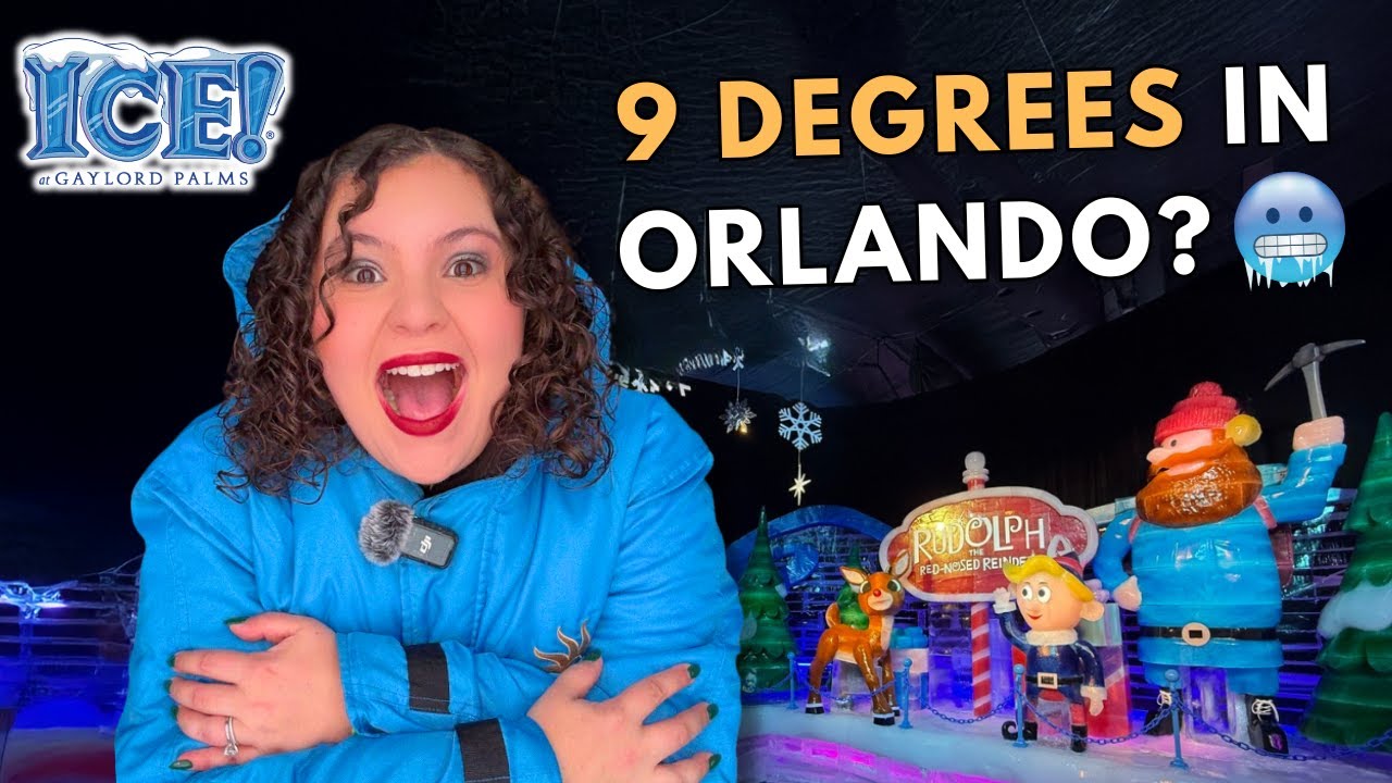 9° В ОРЛАНДО? 🥶 ICE в Gaylord Palms 2025 (Rudolph Tour)