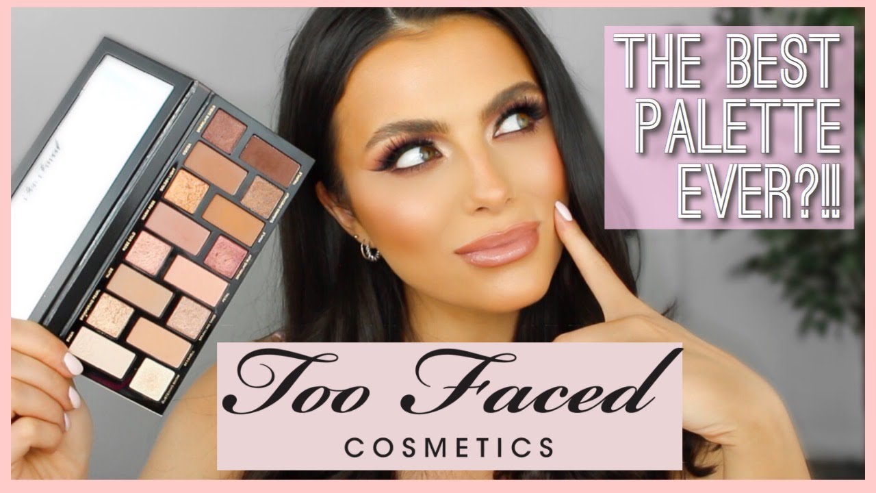 TOO FACED BORN THIS WAY NATURAL NUDES EYESHADOW PALETTE | Review & Swatches