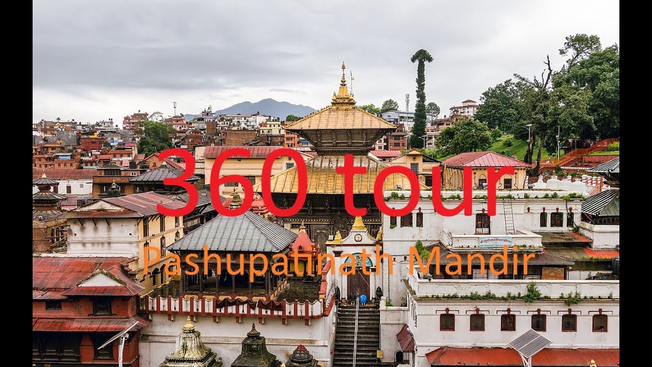 PashuPatinath Temple Nepal in 360