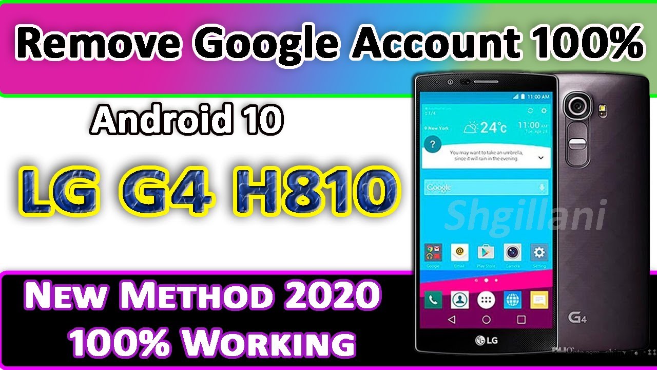 LG G4 (H810/H811) FRP/Google Lock Bypass Android 6.0 WITHOUT PC | Latest Security 2020