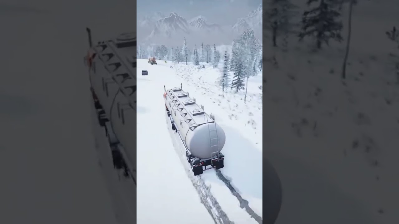Look at the expert driving 😂 Alaskan Road Truckers