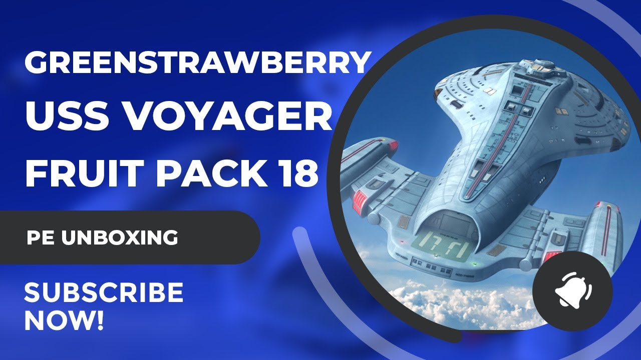 Greenstrawberry Photo-Etch Unboxing For The 1:670 Scale USS Voyager Model Kit