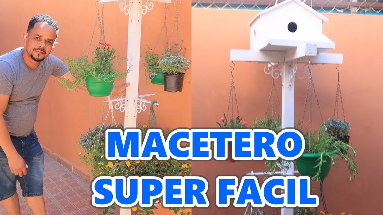MACETERO Y COMEDERO PARA PAJARITOS / IDEAS CREATIVAS /  SUPER FACIL