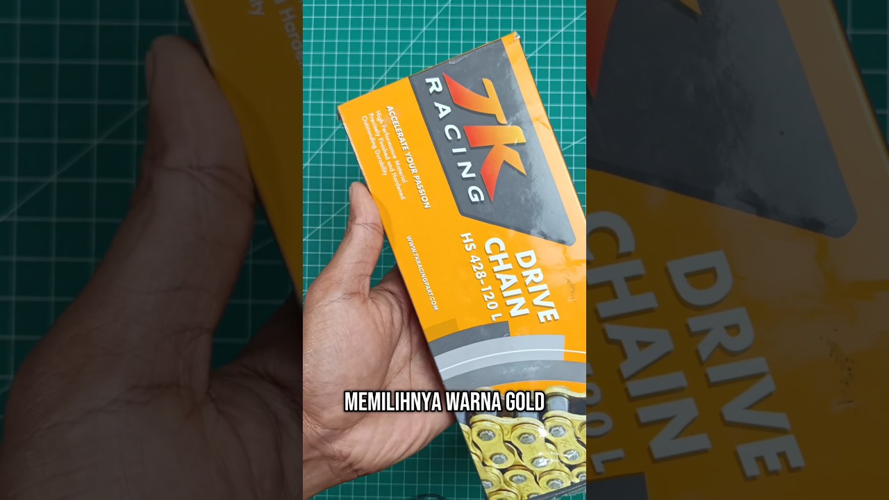 RANTAI GOLD TK RACING COCOK UNTUK SEMUA JENIS RODA 2 #tkracing
