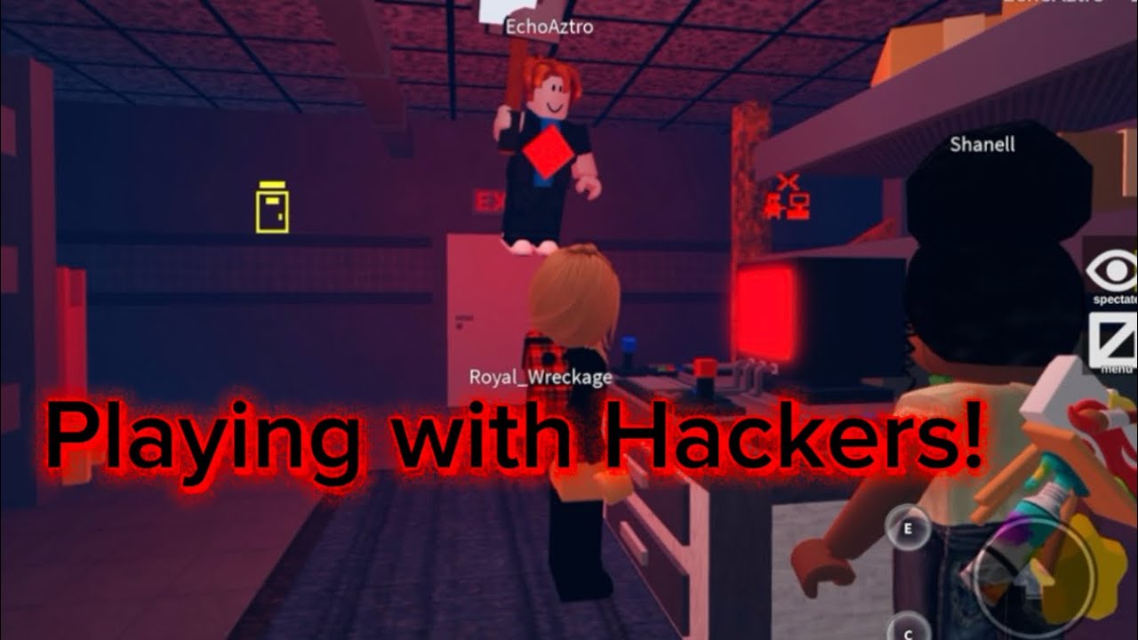 Playing with hackers in flee the facility!