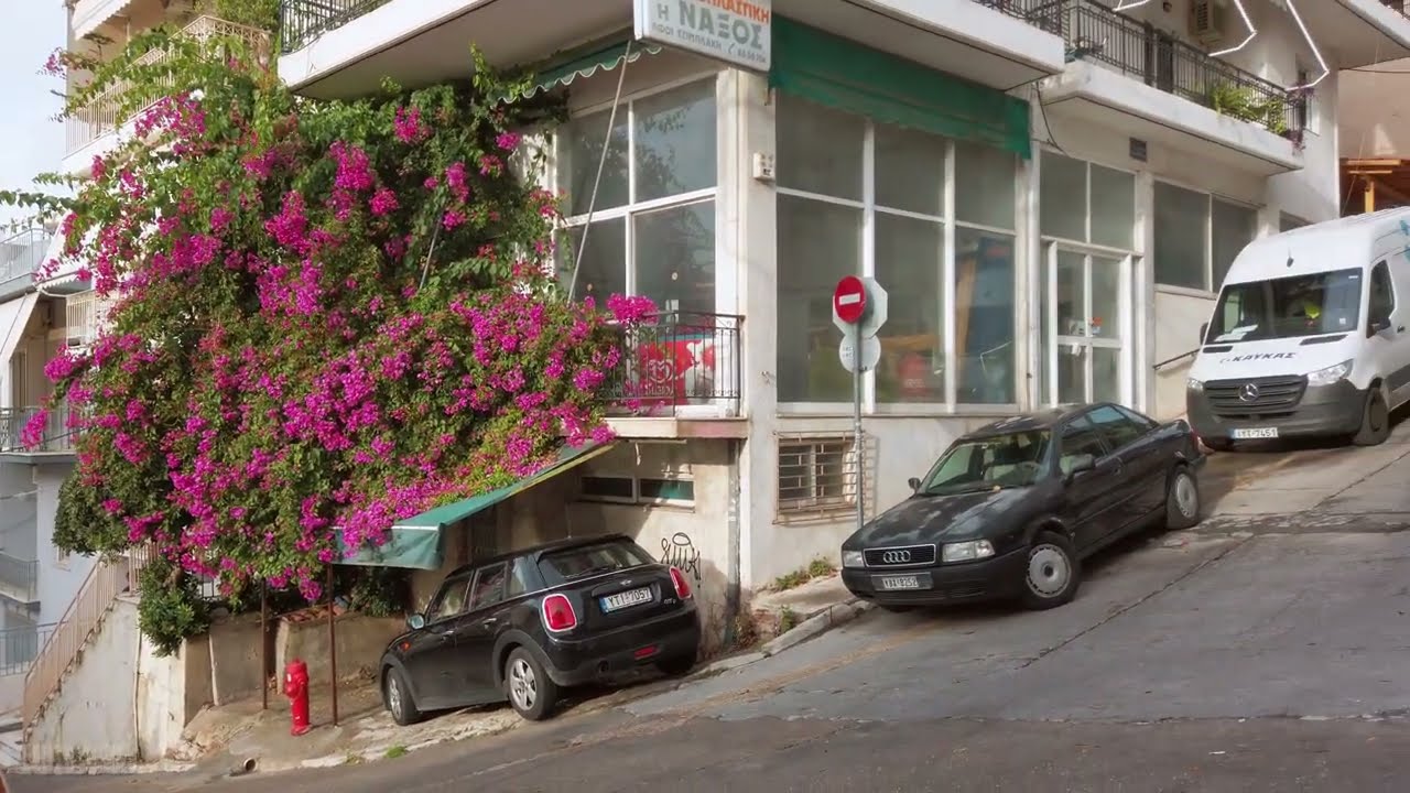Galatsi to Ampelokipoi walk in Athens, Greece