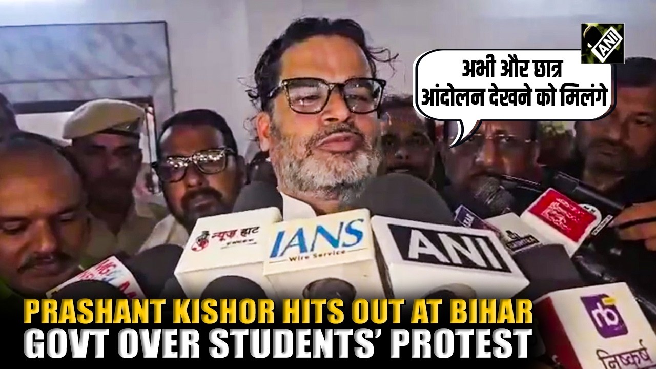 Prashant Kishor launches scathing attack on Bihar govt over water cannons used against students