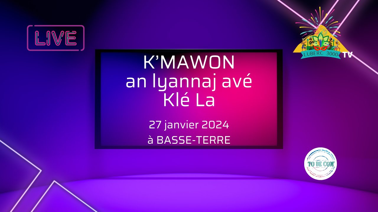 LUBERC TV - K'mawon an lyannaj avé Klé La du 27 janvier 2024 #guadeloupe