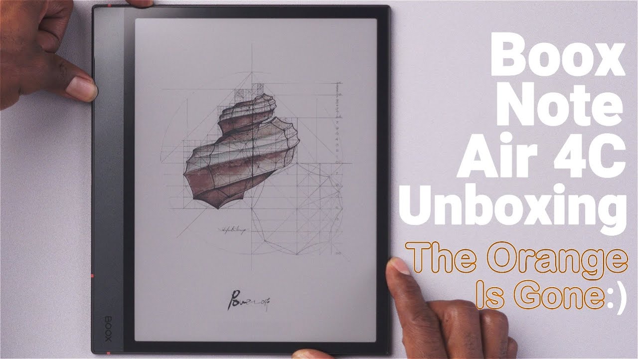 Boox Note Air 4C eInk Tablet Unboxing Impressions