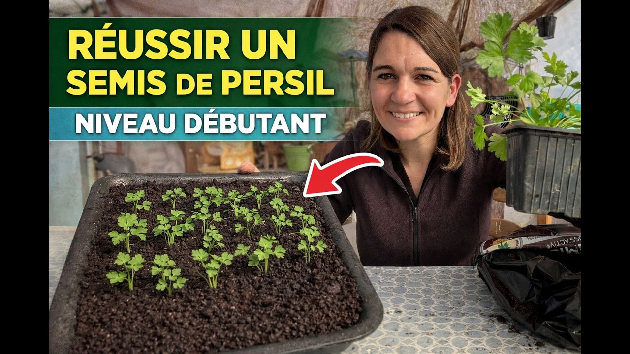 Réussir un semis de PERSIL: Niveau débutant