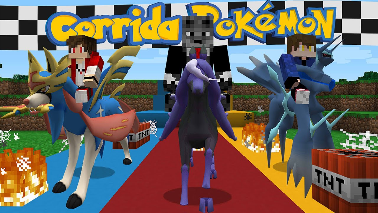 Nova Corrida de Pokemon com 1,000 ARMADILHAS de Level 1000 com as Lucky Pixelmon no Minecraft