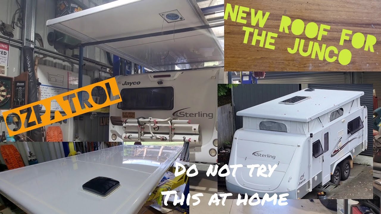 Building new roof for leaky jayco poptop caravan. Not much fun.