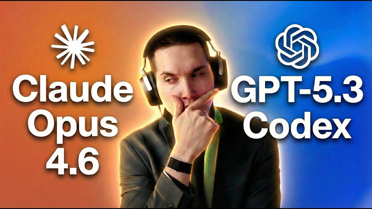 Opus 4.6 против GPT 5.3 Codex.