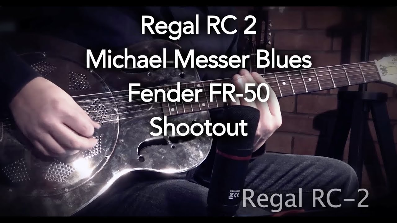 Resonator comparison - Fender, Regal & Michael Messer