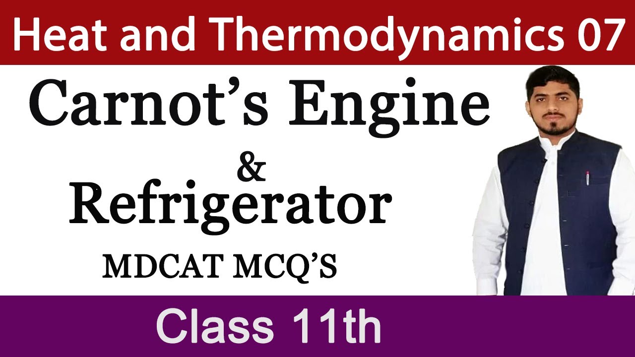 Carnot's Engine | Refrigerator | Coefficient of Performance | Heat and Thermodynamics | Physics | MA