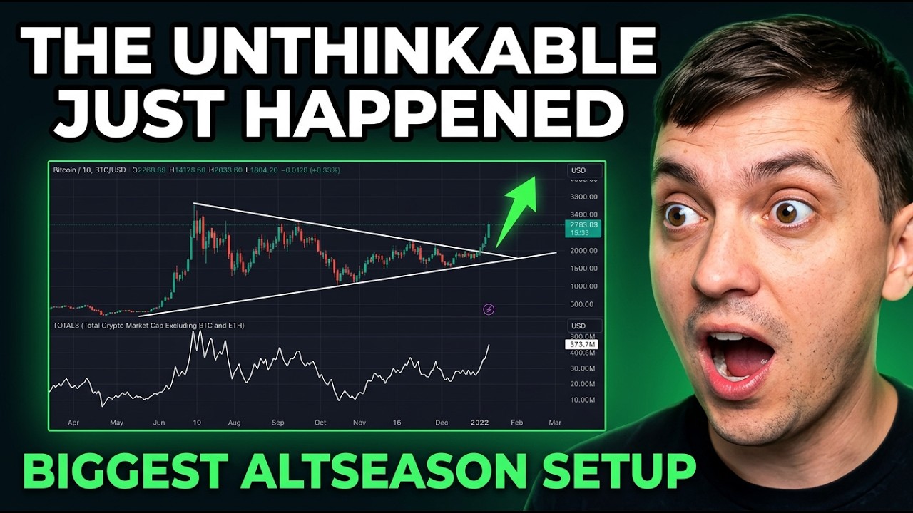 The Unthinkable Just Happened&hellip; Bitcoin & Altcoins Breakout + The Biggest Altseason Setup in Years