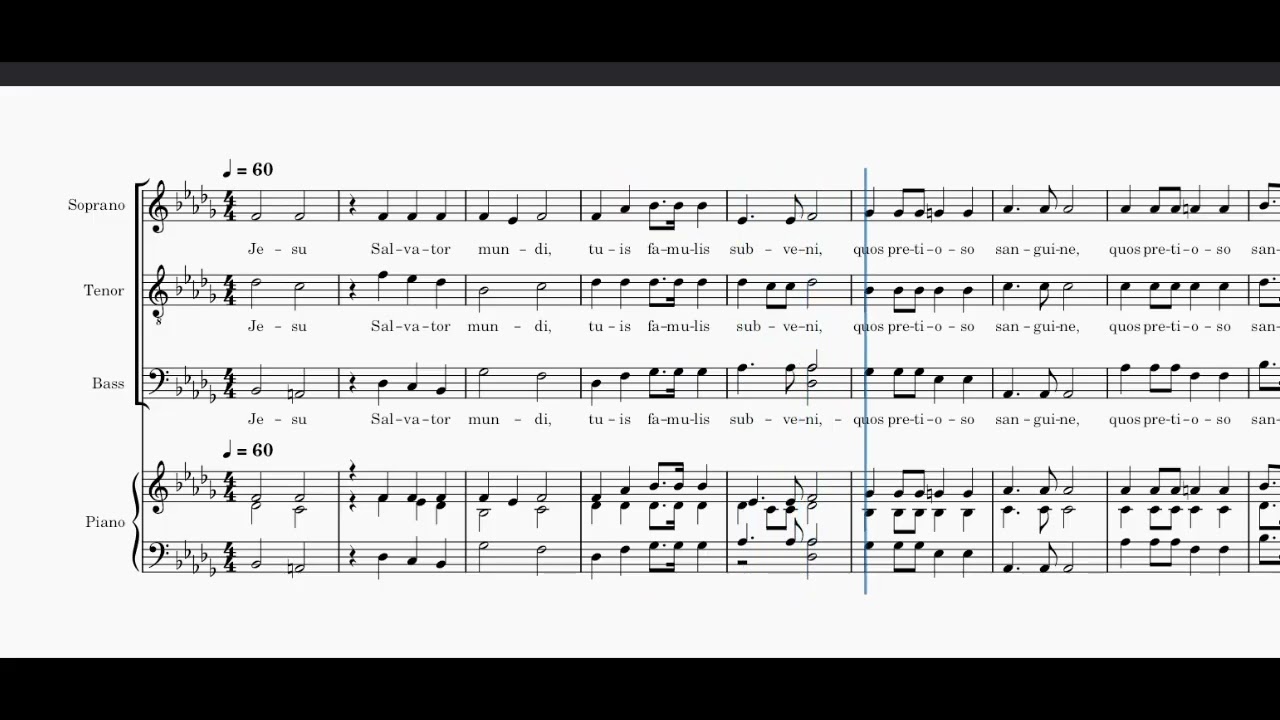 Tenor Jesu Salvator Mundi