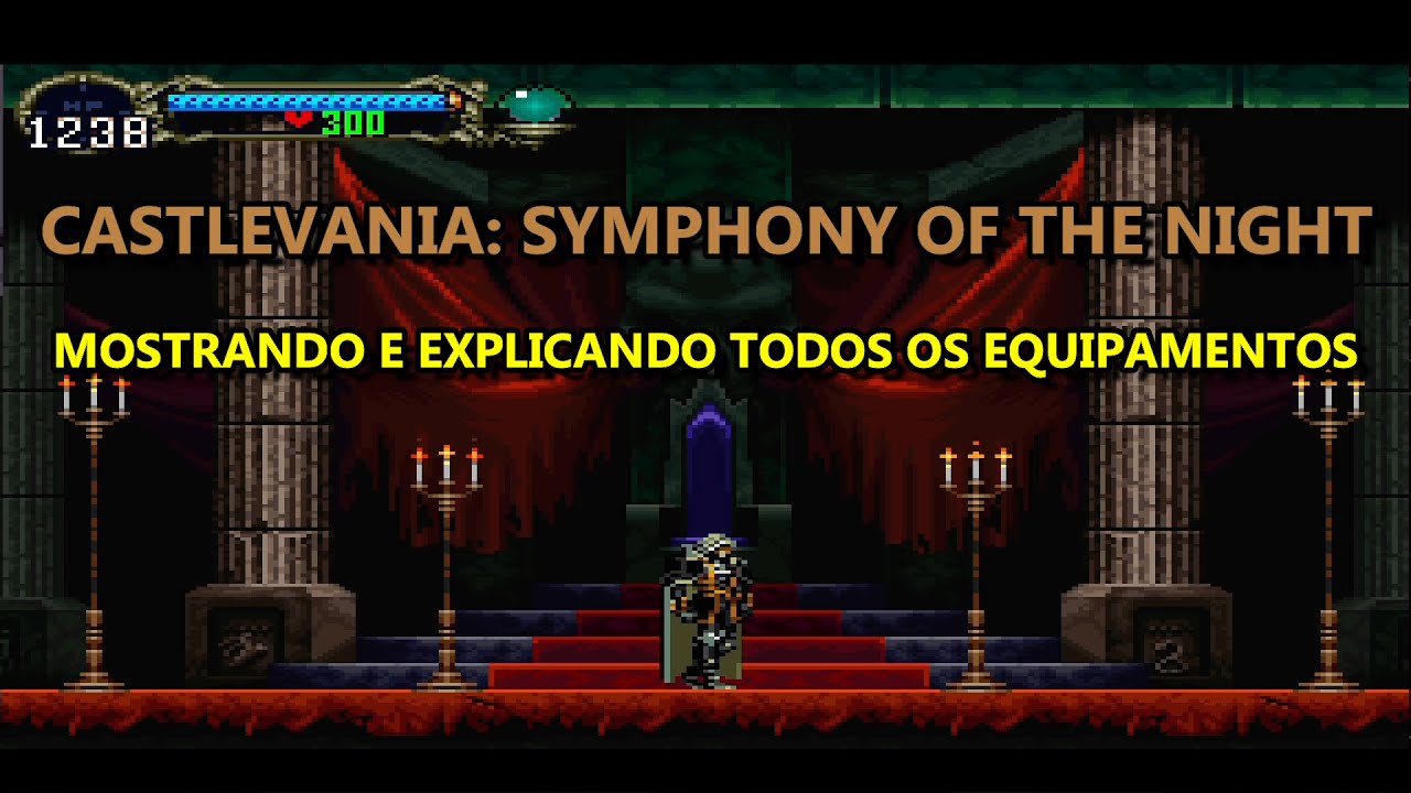 CASTLEVANIA SYMPHONY OF THE NIGHT I ALL EQUIPAMENTS #01 - EXPLICADO | SERIE ITENS.