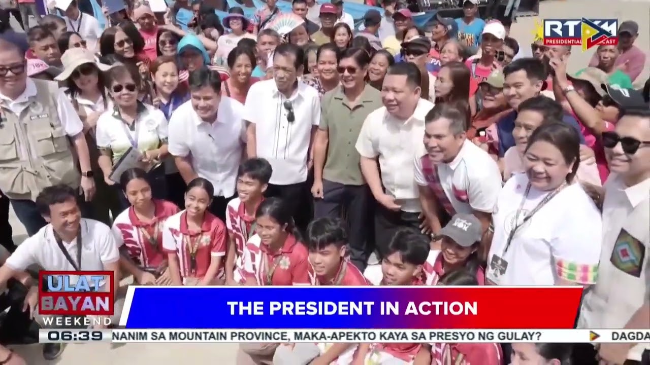 #UlatBayanWeekend | The President in Action | ulat ni Kenneth Paciente