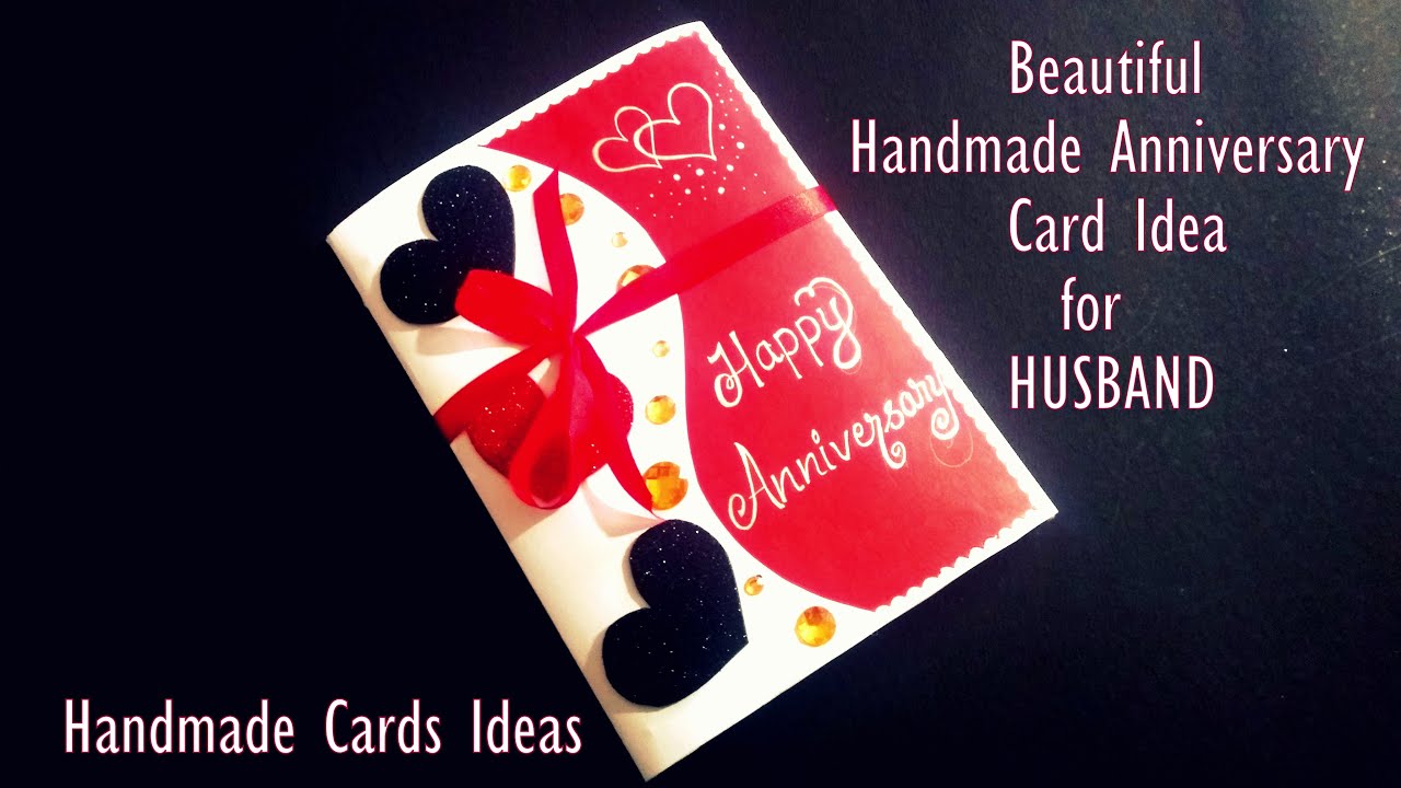 Beautiful Handmade Anniversary Card Idea for HUSBAND
