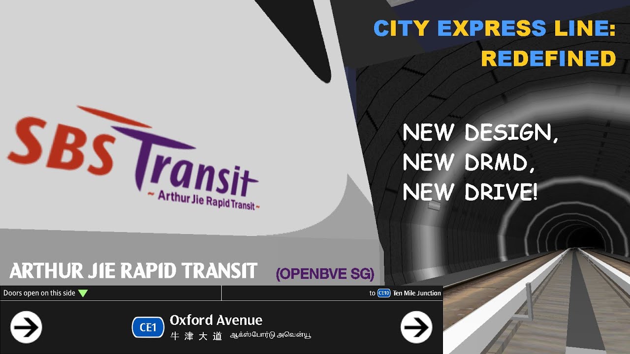 [OpenBVE][AJRT][Route Play] Bombardier MOVIA Siemens in Town! C9321 @ City Express Line: Redefined!